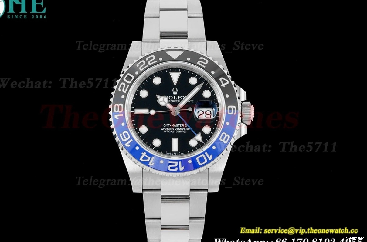 Master King GMT 904L 126710 VR3186 Oys BLNR SS CHS Dial Black II SS 0414